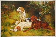 unknow artist Dogs 033 Spain oil painting artist